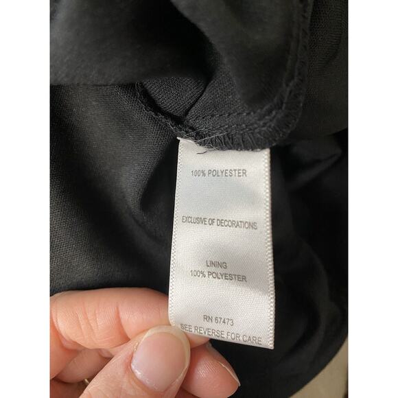 Black Lace Whimsigoth Witchy Goth Dark Romantic Fairy Grunge Sheer Size 10 - Picture 9 of 9